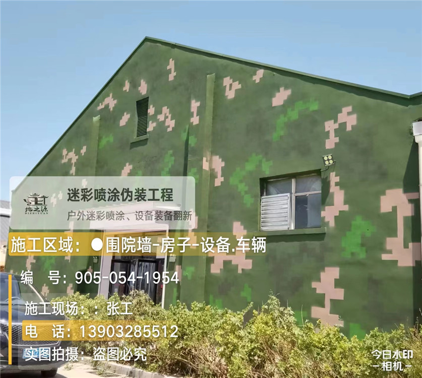 和平外墙数码迷彩漆施工报价清单（100㎡标准墙面测算）